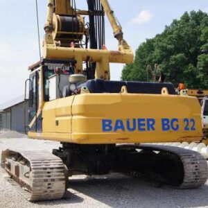 Буровая установка BAUER BG28/BS80 с обсадным столом 1500 мм